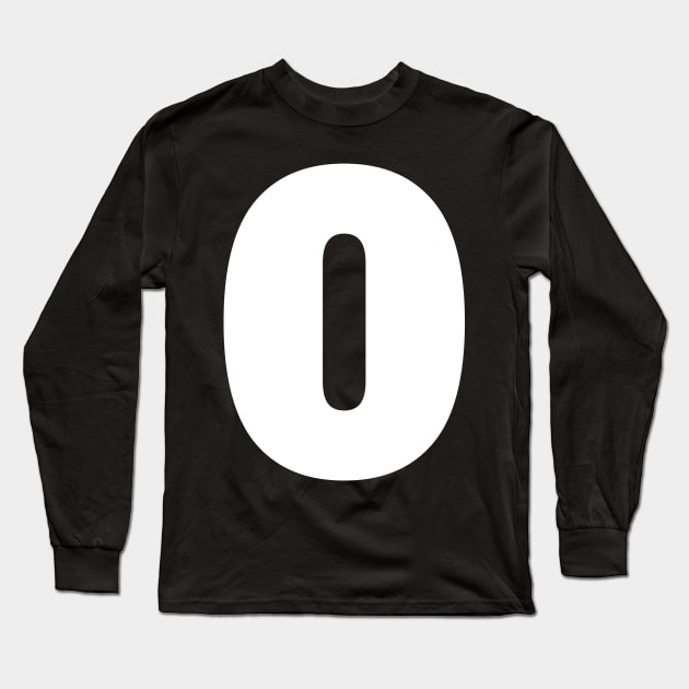 Alphabet O (Uppercase letter o), Letter O Long Sleeve T-Shirt by maro_00